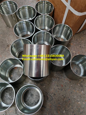 Customizable Fittings Couplings for All Types of Hydraulic Hoses METRIC Standard Crimping Installation supplier
