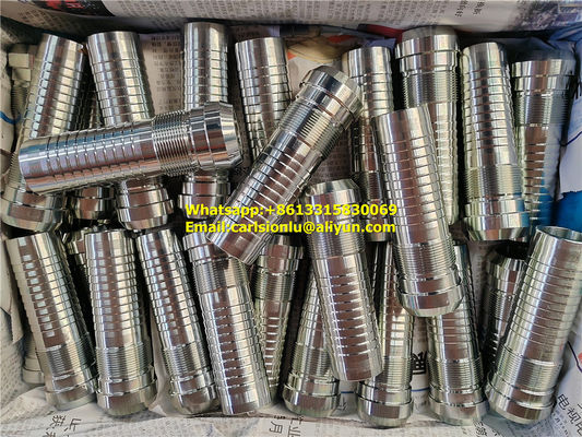 Customizable Fittings Couplings for All Types of Hydraulic Hoses METRIC Standard Crimping Installation supplier