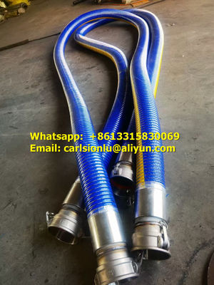 Large Diameter Chemical Composite Hose Oil and Fuel Recovery Tanker Unloading Flexible Composite Hose supplier