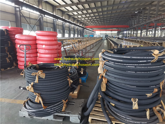 Hydraulic Hose SAE 100 R9, Oil and Weather Resistant Hydraulic Rubber Hose for Various Applications supplier