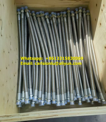 High pressure air compressor rubber hose 3/4" with SS304 wire braided supplier