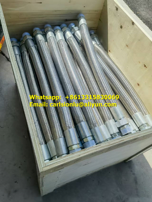 High pressure air compressor rubber hose 3/4" with SS304 wire braided supplier