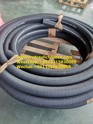 High pressure air compressor rubber hose 3/4" with SS304 wire braided supplier