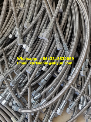 High pressure air compressor rubber hose 3/4" with SS304 wire braided supplier