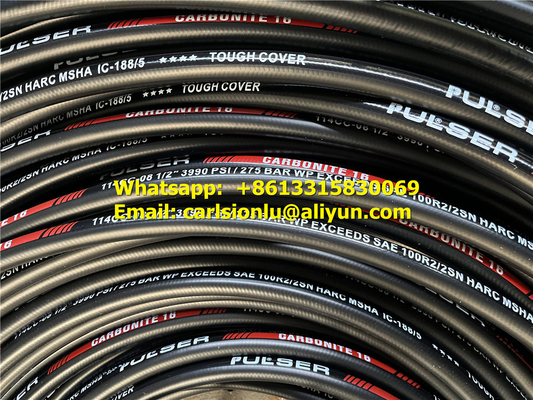 Hydraulic Rubber Hose with High Tensile Steel Wire Reinforcement SAE 100 R2AT/DIN EN 853 2SN supplier