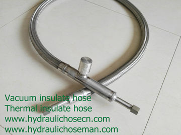 Liquid nitrogen hose/ Vacuum hose / Vacuum pipe/ Stainless steel vacuum insulate hose / LNG Cryogenic hose supplier