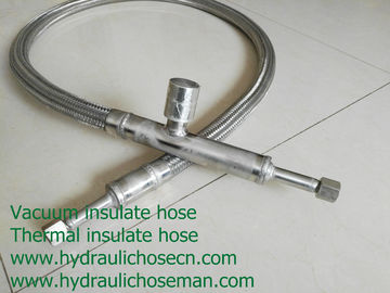 Liquid nitrogen hose/ vacuum insulate flexible hose / vacuum hose / flexible metal hose / LNG hose supplier