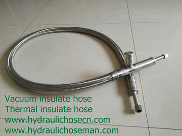 Liquid nitrogen hose/ vacuum insulate flexible hose / vacuum hose / flexible metal hose / LNG hose supplier