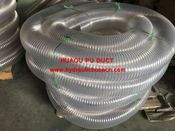 PU DUCT HOSE / Ducting hose/ Flexible PU Steel Wire Spiral Venilation / Air Duct Tube/Hose/Pipe supplier