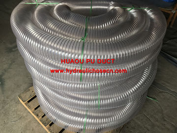 PU DUCT HOSE / Ducting hose/ Flexible PU Steel Wire Spiral Venilation / Air Duct Tube/Hose/Pipe supplier