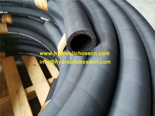 Steel Wire Spiral Hydraulic Hose: DIN EN856 4SH Hydraulic Hose / High pressure rubber hose supplier