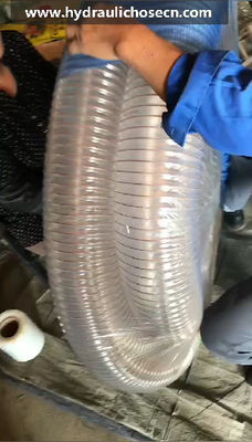 PU DUCT HOSE / Ducting hose/ Flexible PU Steel Wire Spiral Venilation / Air Duct Tube/Hose/Pipe supplier