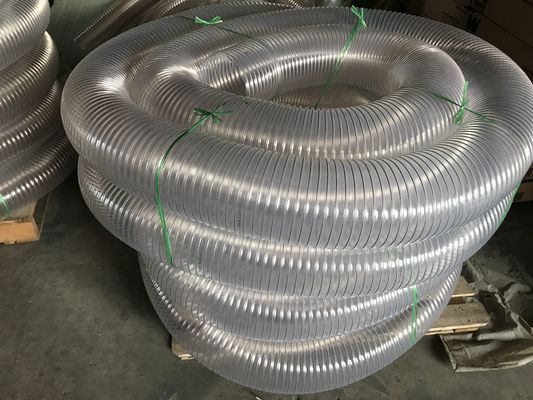 PU DUCT HOSE / Ducting hose/ Flexible PU Steel Wire Spiral Venilation / Air Duct Tube/Hose/Pipe supplier