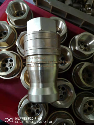 Pneumatic and hydraulic quick coupling / interchange hydraulic couplings / Brass ISO B BSP Female plug &amp; carrier supplier