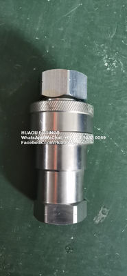 Pneumatic and hydraulic quick coupling / interchange hydraulic couplings / Brass ISO B BSP Female plug &amp; carrier supplier