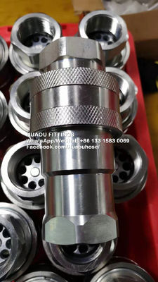 Pneumatic and hydraulic quick coupling / interchange hydraulic couplings / Brass ISO B BSP Female plug &amp; carrier supplier