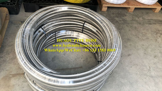 PTFE hose /  hose / SAE 100 R14 hose / Chemical transfer hose / Chemical resistance hose supplier