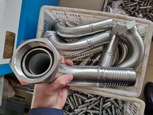 Carbon steel hydraulic fittings / stainless steel hydraulic fittings/ hose couplings supplier