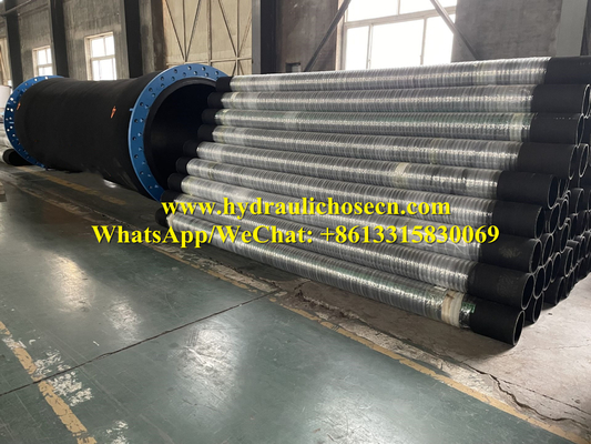 Water Suction Hose 4inch reinforced rubber hose length 60m supplier