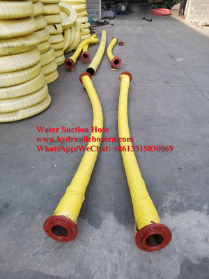 Water Suction Hose 4inch reinforced rubber hose length 60m supplier