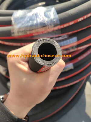 High pressure steam hose ( steel-wire-braided-high pressure steam rubber hose )